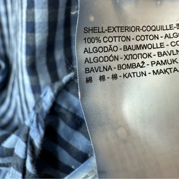 Desigual Men's Multicolor Patchwork Striped Gingham Button Down Shirt, Size M - Picture 5 of 10